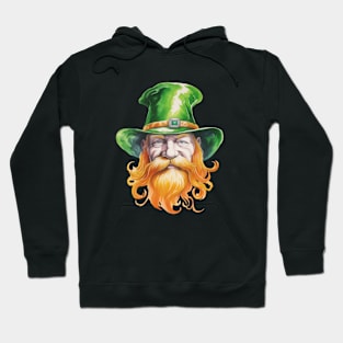 Watercolor Leprechaun Hoodie